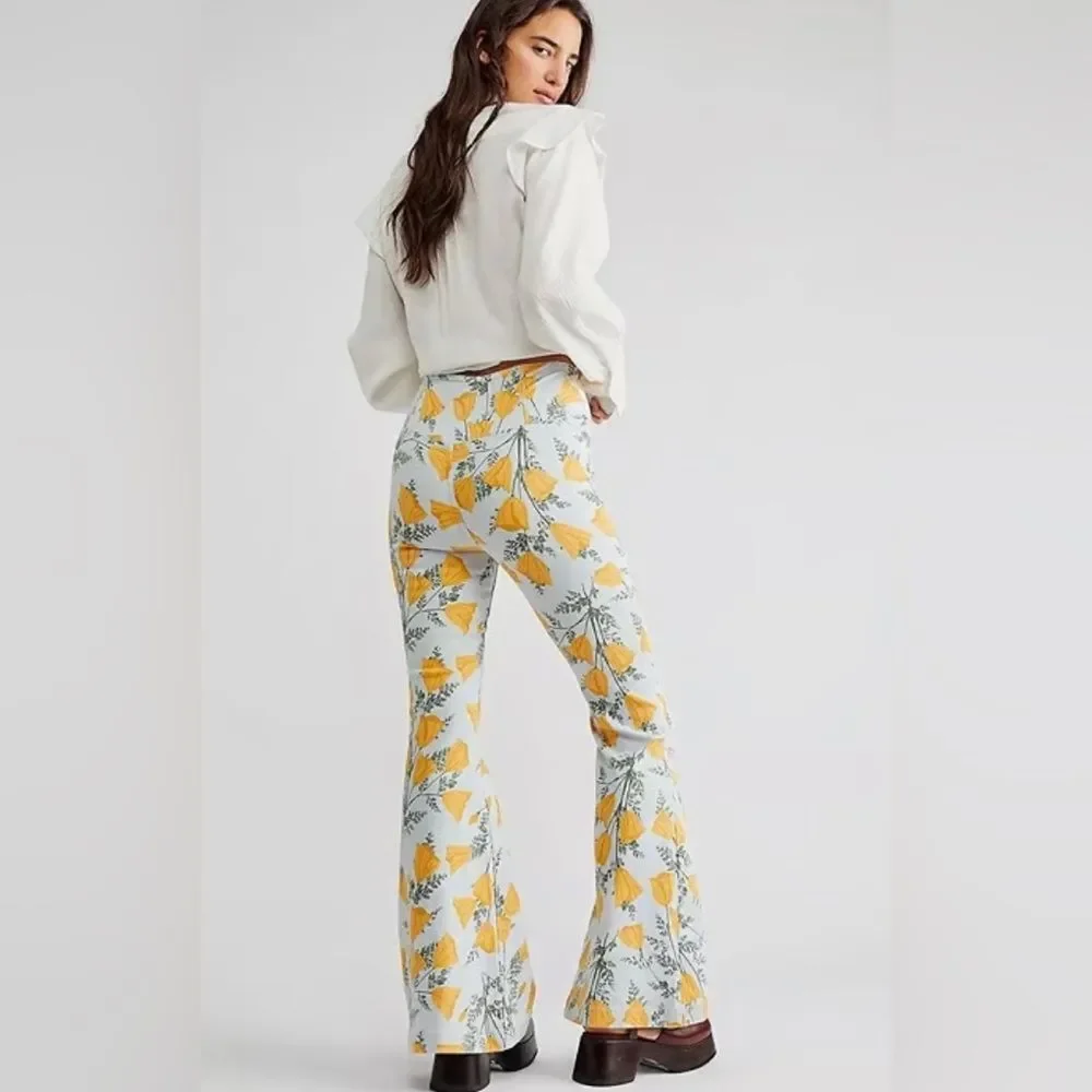 We The Free Venice Beach high-rise flare jeans; Size 24 w/Plenty of stretch!